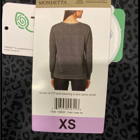 MONDETTA PRINTED SWEATSHIRT SZ xs - Picture 3 of 3